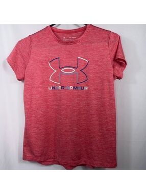 Under Armour Girls YXL Red Graphic T-Shirt